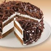 Black forest ice cream cake